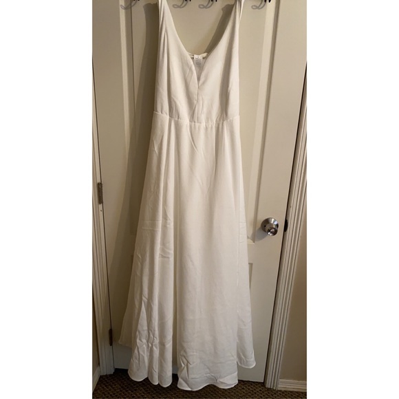 Special Occasion Ivory Jacquard Sweetheart Gown - Picture 2 of 5